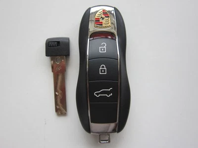 USED OEM PORSCHE MACAN SMART KEY FOB TRANSMITTER ALARM KR5315-180528 - Image 1 of 4