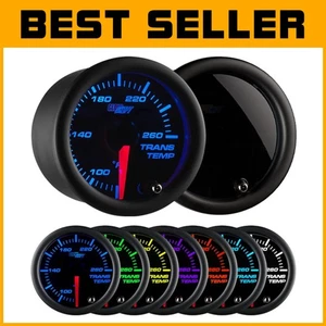 Tinted 7 Color Transmission Temperature Gauge Kit - 2-1/16” Precision Monitor - Picture 1 of 8
