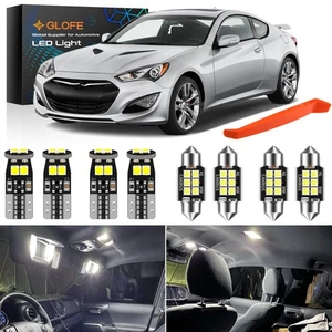 LED Interior Light Kit for Hyundai Genesis Coupe White Dome Lights Bulbs Upgrade - Picture 1 of 9