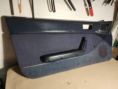 Panel de puerta manual del lado del conductor azul oscuro Mazda Rx7 Fc 1986-1991 Foto 1 de 4