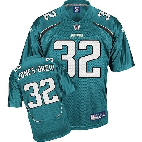 Maurice Jones Drew  #32 Jaguars Women's Replica Size Small Jersey Reebok Cover