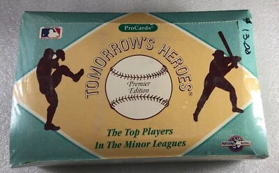1991 ProCards Unopened Box Baseball Cards-Tomorrow’s Heroes-Minor League Cards - Image 1 of 3