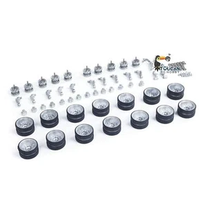 Metal Road Wheels W/Suspension for Henglong 1/16 RC Tank 3838 USA M26 Pershing - Picture 1 of 7