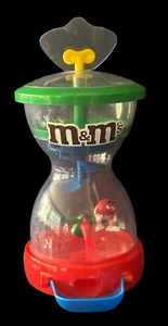 M&M's Candy Dispenser Hourglass Fun Machine with Slide Seesaw Red M&M Character - Imagen 1 de 23