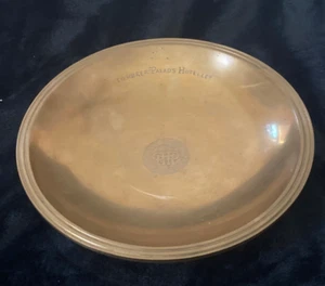 Vintage Brass Bowl...TILHORER PALADS HOTELLET....w/Logo - Picture 1 of 4