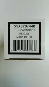 AmRad Round Run Capacitor 55 MFD 370/440 VAC USA2218 - Picture 1 of 2