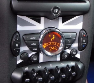 MITTELKONSOLE EINSATZ UNION JACK BLACK für MINI COOPER 55 CLUBMAN R60 COUNTRYMAN - Picture 1 of 5
