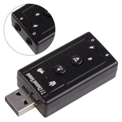 External Sound Card USB 2 Virtual 7.1 Surround Sound Adapter for Windows - Image 1 of 4
