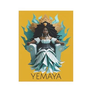 Yemaya Flagge Santeria Orisha Ozean Wasser Mutter Göttin Geschenk Garten Haus Banner - Bild 1 von 5