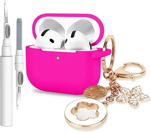 Case Cover for Apple Airpods 4 -  Airpods 4 Cases 2024 Cover Women Silicone Ipod - Picture 1 of 12