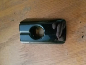 04-08 ACURA TL RIGHT PASSENGER BLACK FRONT DOOR HANDLE LOCK COVER CAP - Picture 1 of 2