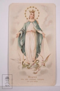 Original Religious Card - Immaculate Conception - Virgin Mary - Queen - Picture 1 of 2