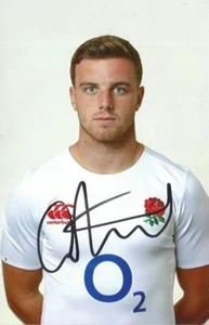 ENGLAND & SALE SHARKS RUGBY UNION: GEORGE FORD SIGNED 6x4 PORTRAITPHOTO+COA - Picture 1 of 1
