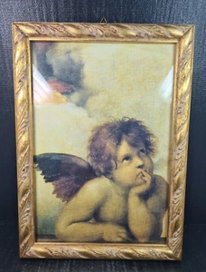 manufacture of sign print on canvas cotton + wooden frame + glass cm 23 x 17 - Picture 1 of 2