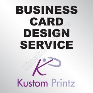 BUSINESS CARD DESIGN SERVICE - KUSTOM PRINTZ