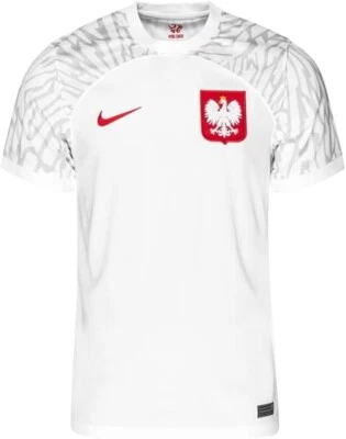 NEW MENS XL Nike 2022-2023 Poland Home Football Soccer T-Shirt Jersey DN0700-100 - Image 1 of 4