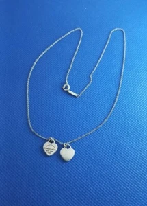 Collana Tiffany & Co. double heart - Foto 1 di 3