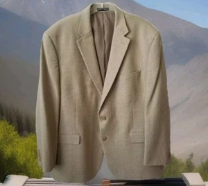 Lauren Ralph Lauren Size 46R Beige Sport Jacket-Men's - Picture 1 of 16
