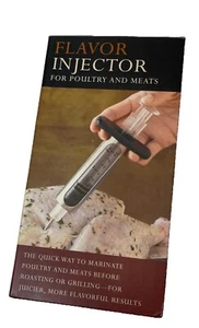 Williams Sonoma Aroma-Injektor für Geflügel und Fleisch Edelstahl NEU IM KARTON - Bild 1 von 3