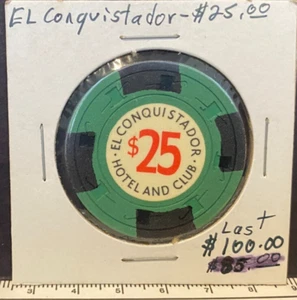 Puerto Rico, EL CONQUISTADOR HOTEL AND CLUB, Casino Chip, $25.00 - Picture 1 of 4