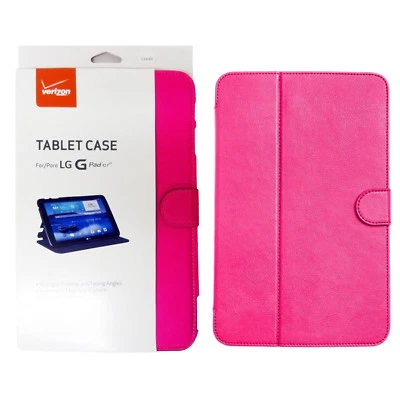 Funda tipo folio Verizon con paquete de 3 protectores de pantalla Verizon para LG G Pad 10.1 LTE Foto 1 de 4