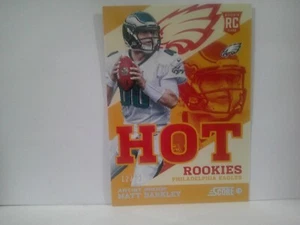 2013 Score Hot Rookies Artist Proof /32 MATT BARKLEY #2 Rookie RC - Picture 1 of 2