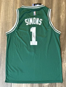 Anfernee Simons Signed Boston Celtics Jersey NBA Blazers Wrong Number Proof - Picture 1 of 6