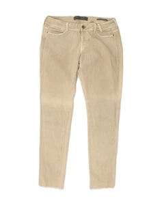 GUESS Womens Skinny Jeans W32 L30 Beige AI04 - Picture 1 of 2