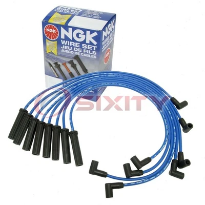 Juego de cables de bujía NGK de 1 pieza para Ford E-350 Econoline 1982 6,6 L V8 - Motor ao Foto 1 de 4