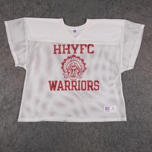 Vintage Russell Athletic Football Jersey Mens XL Mesh Practice Warriors Native - Picture 1 of 11
