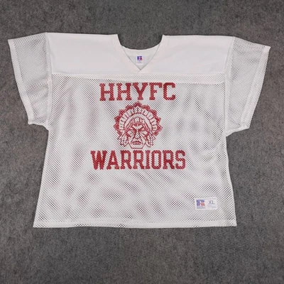 Camiseta deportiva de fútbol americano Russell vintage para hombre XL malla práctica guerreros Foto 1 de 4