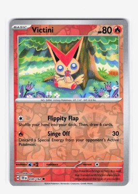 Victini (Reverse Holo) SV05: Temporal Forces 030/162 NM - Image 1 of 2