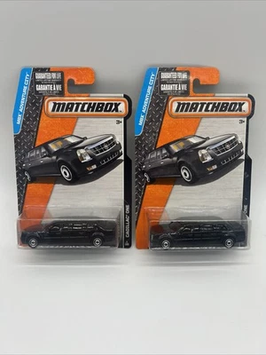 🔥Matchbox Cadillac One Presidential Limousine MBX Adventure City, Black, 1/64👀 - Image 1 of 3