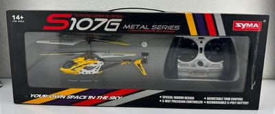 Syma Gyroscopes System S107G Metal Series 3channels IR RC Helicopter. New in Box - Image 1 of 4