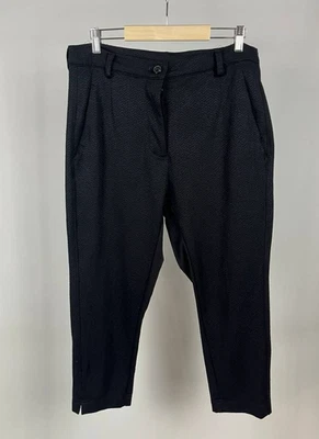 Rundholz Black Label Women Cropped Black Pants Size M Avant Garde Trousers - Image 1 of 4