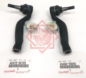 LEXUS GENUINE TIE ROD SET LH & RH 45470-59105 & 45460-59095 LS460 LS460L LS600HL - Picture 1 of 3