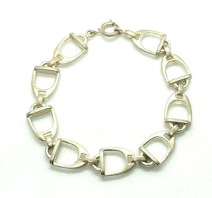 Reiterschmuck Steigbügelarmband Silber 19 cm lang - Bild 1 von 3