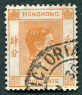 Hong Kong 1938 4C Orange Sg142 Used Ng King George Vi Kgvi B #A04