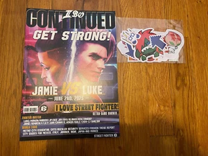 Street Fighter 6 Collector's Edition Magazine Art Book Stickers Official Capcom - Picture 1 of 2
