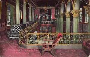 LP64 Louisville Kentucky Hotel Innenansicht 1912 Postkarte - Bild 1 von 2