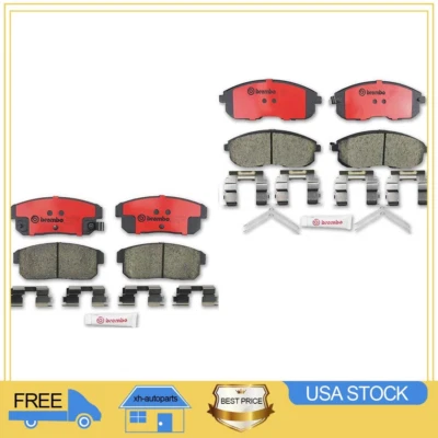 Juego de pastillas de freno delanteras traseras 2X para Nissan Sentra XH 2002-2006 Foto 1 de 4