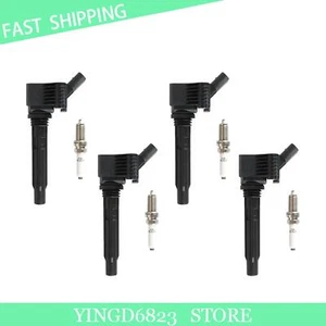 4pcs Ignition Coils for Audi A3 2015-2020 A3 Quattro 2016-2020 with Spark Plugs - Picture 1 of 9