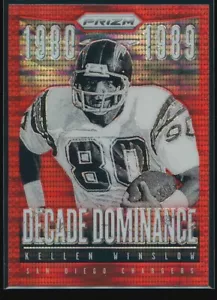 Kellen Winslow 2013 Panini Prizm Decade Dominance Target Red Pulsar Prizm #13 - Picture 1 of 2