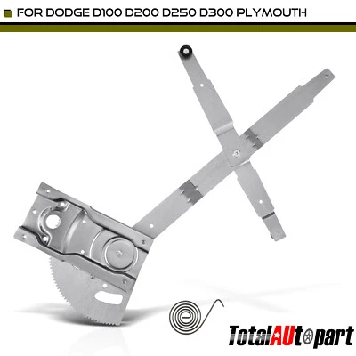Power Window Regulator for Dodge D100 D250 D350 Plymouth Trailduster Front Left - Image 1 of 4