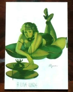 Tarjeta de persecución Gil Elvgren's Calendar Pinups 2 Omnichrome 5 Gum  - Imagen 1 de 2