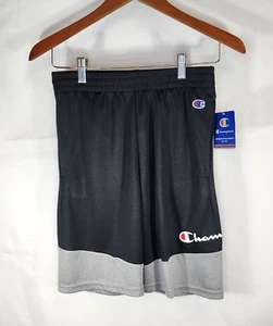 Champion Shorts Boys Large Youth Gym Activewear Athletic Black - Picture 1 of 5