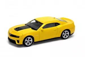 Welly Chevrolet Camaro ZL1 Yellow 1:43 Scale 4 Inch Diecast Model Car - Picture 1 of 1