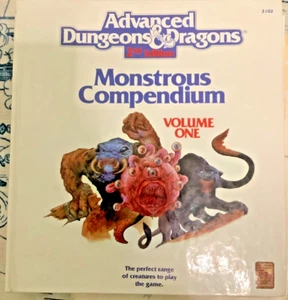 TSR AD&D MONSTROUS COMPENDIUM - Binder + Volumes 1, 2, 7, 11, 14 + extra - Picture 1 of 11