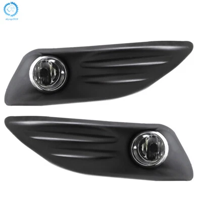 保险杠雾灯适用于福特嘉年华黑色保护套 LH 和右手 2014-2018 — 第 1/4 张图片