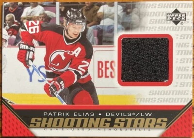 Camisetas 2005-06 Upper Deck Shooting Stars Patrik Elias #S-PE New Jersey Devils Foto 1 de 4